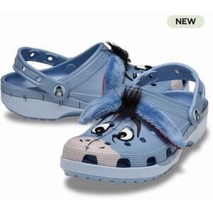 CROCS Disney Winnie the Pooh Eeyore Classic Clog Size M 8 W 10 - 211093-90H NWT